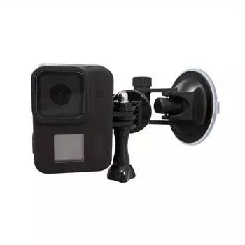 Стеклянная присоска, экшн-камера, спортивное крепление для штатива для автомобильного рекордера, кронштейн для Hero9/8/7/6/5/4 3 +/3/2/1 чёрный