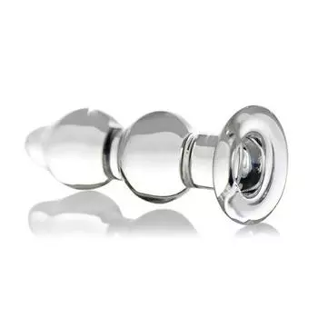 Стеклянная прозрачная хрустальная бусина 1 pcs