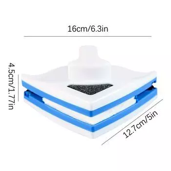 Стеклянная щетка с двухсторонним магнитом для чистки щетка для мытья стекол магнитная щетка для мытья окон для высотных двойных стеклопакетов инструмент для чистки