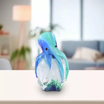 Стеклянная статуэтка, декор стола, коллекция, современный очаровательный подарок, украшение, аквариум, пейзаж для спальни Short Style
