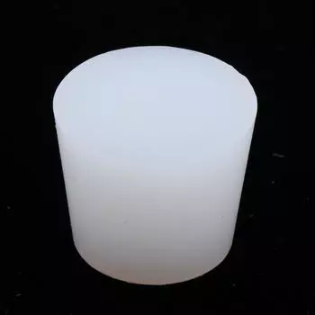 Стеклянная трубка с силиконовой пробкой для бутылки # 3-3,7 см