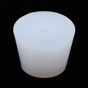 Стеклянная трубка с силиконовой пробкой для бутылки № 3,2-4,2 см, отверстие