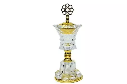 Стеклянная угольная курильница для благовоний