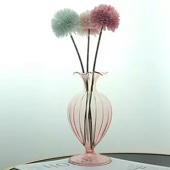 Стеклянная ваза для цветов в скандинавском стиле, красочный прозрачный цветочный горшок, бутылка для растений, гидропонный террариум, контейнер для украшения домашнего стола