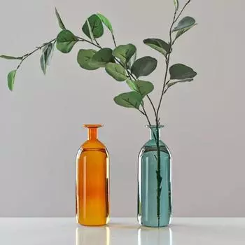 Стеклянная ваза Ретро Элегантная цветочная композиция Контейнер Свадебный фестиваль Вечеринка Настольный домашний декор
