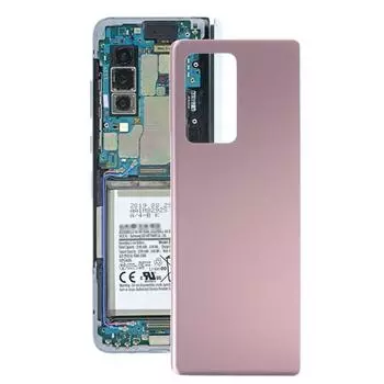 Стеклянная задняя крышка аккумулятора для Samsung Galaxy Z Fold2 5G SM-F916B чёрный