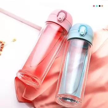 Стеклянные двухслойные толстые теплоизоляционные портативные автомобильные чайные чашки, женские ароматические чайные чашки 270ml фиолетовый