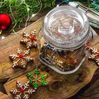 Стеклянные грузила для ферментации Крышки для бродильных банок с широким горлом Гриль Инструменты для бытовых солений Практичные 7X7X2.5CM