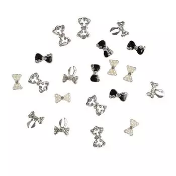 Стеклянные каменные банты маникюрные банты стразы для ногтей DIY украшения для ногтей хрустальные украшения для ногтей H09