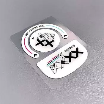 Стеклянные коньки для мыши, скользящие подушечки для ног, стикер для ног мыши для G Pro X Superlight белый