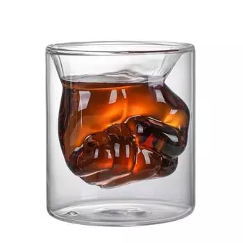 Стеклянные кружки для кофе ручной работы с двойными стенками объемом 480 мл, термостойкие чашки для чая, кофе, латте, для горячих и холодных напитков 200ML