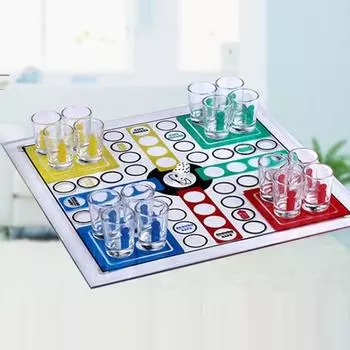 Стеклянные шахматы для полетов Развивающие игрушки Игрушки для вечеринок, клуба, бара, развлечения Игрушки для полетов