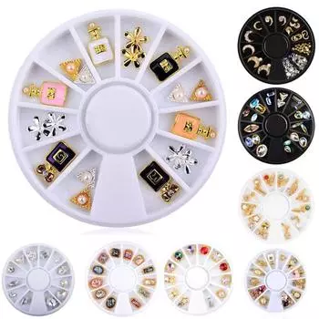 Стеклянные стразы для украшения ногтей, маникюр, ювелирный аксессуар своими руками 1