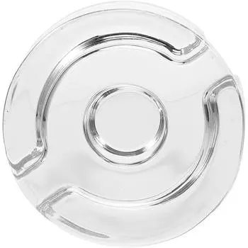 Стеклянные тяжелые каменные банки для солений, утяжелители, прозрачные крышки для брожения, маленькие, прозрачные 7x7CM прозрачный