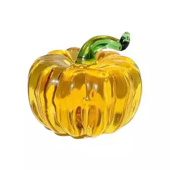 Стеклянные тыквы ручной работы, элегантное украшение для дома, креативные стеклянные фигурки, украшение из тыквы