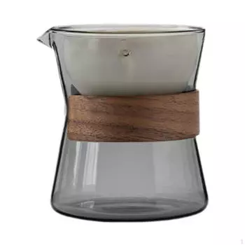 Стеклянный чайник для заваривания чая в подарок мужчинам и женщинам портативный съемный заварник стильный чайник Clear Without Lid