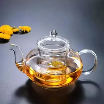 Стеклянный чайник с подогревом, устойчивый к высоким температурам, сгущение, фильтрация, бытовой, кунг-фу, набор для чая с фруктовым ароматом, ароматизированный чай