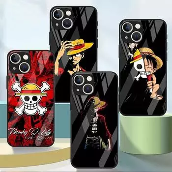 Стеклянный чехол для Apple iPhone 13 11 14 Pro 12 7 8 Plus SE 2022 XR X XS Max 6 6S закаленный чехол для телефона цельный в стиле аниме iPhone 14 Pro Max