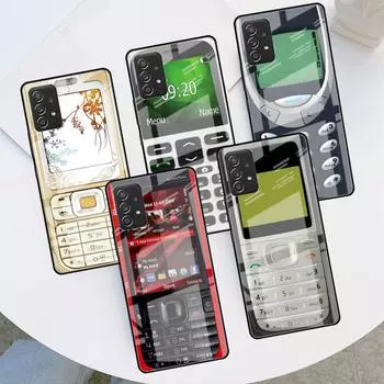 Стеклянный чехол для Samsung Galaxy A52 A71 A50 A51 A70 A21s A31 A72 A10 A12 A30 A22 5G чехол для телефона магнитная кассета для радио Samsung A03