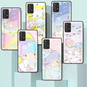 Стеклянный чехол для Samsung Galaxy A52 A71 A50 A51 A70 A21s A31 A72 A10 A12 A30 A22 5G чехол для телефона LittleTwinStars Samsung A41