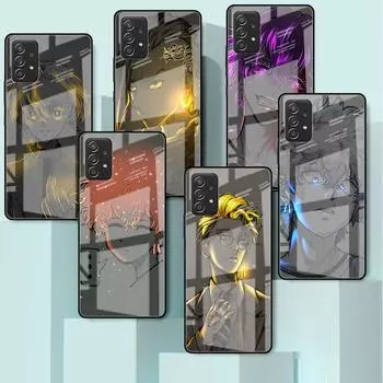 Стеклянный чехол для Samsung Galaxy A52 A71 A50 A51 A70 A21s A31 A72 A10 A12 A30 A22 5G, чехол для телефона Токио Мстители аниме Samsung A71 5G