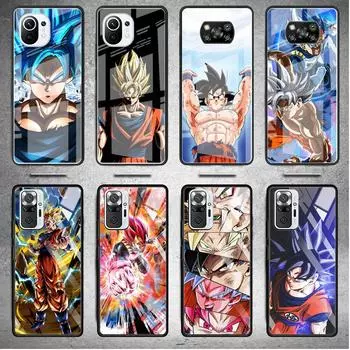 Стеклянный чехол для Xiaomi Poco X3 NFC 11 Lite 11T F3 M3 для Redmi Note 11 10 9 8 Pro 10S 9S 9A 9C, чехол для телефона аниме Xiaomi Poco F3