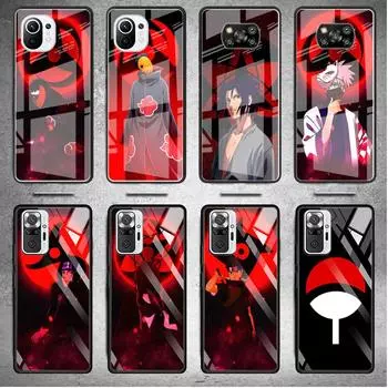 Стеклянный чехол для Xiaomi Poco X3 NFC 11 Lite 11T F3 M3 для Redmi Note 11 10 9 8 Pro 10S 9S 9A 9C, чехол для телефона аниме Xiaomi Poco F3