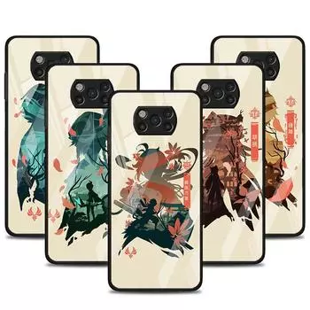 Стеклянный чехол для Xiaomi Poco X3 NFC 11 Lite 11T F3 M3 для Redmi Note 11 10 9 8 Pro 10S 9S 9A 9C чехол для телефона Xiaomi Poco M3