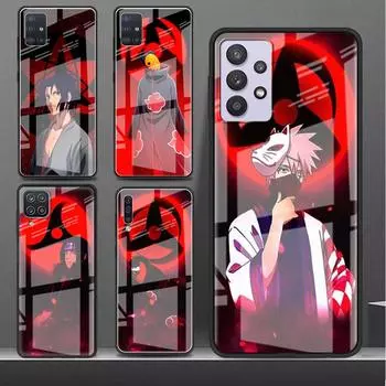 Стеклянный чехол с рисунком аниме для Samsung Galaxy A52 A71 A50 A51 A70 A21s A31 A72 A10 A12 A30 A22 5G, чехол для телефона Samsung A53 5G