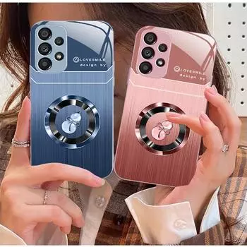 Стеклянный чехол с защитой от падения и текстурой под дерево для Samsung S22 Pro, S30, S8 Plus, S9, Gourd 20 - легкий роскошный дизайн Samsung S23