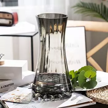 Стеклянный цветок 30 см стеклянный цветок стекло стекло вода цветок искусственный интерьер декоративный ретро стиль ваза, скандинавский, ваза, ваза, ваза, основание, бутылка,