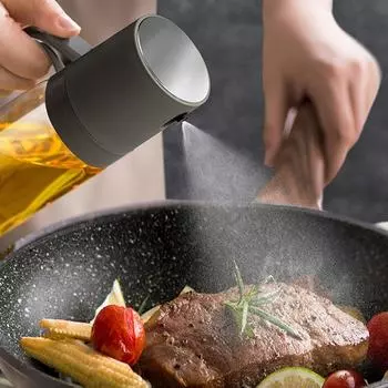 Стеклянный диспенсер для оливкового масла Mister, прозрачный диспенсер для уксуса, прочный распылитель масла для кухни прозрачный