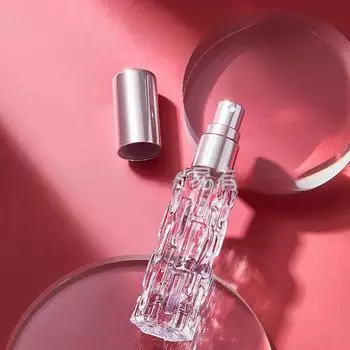 Стеклянный флакон для духов в форме горькой дыни объемом 10 мл - портативный пустой мини-флакон 10ml розовый