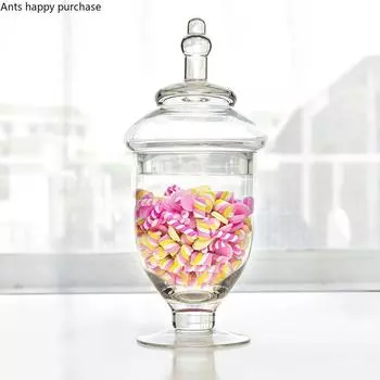 Стеклянный креативный европейский стиль конфеты ювелирные изделия монеты коробка для хранения контейнер коробка может карта подсвечник свадебный подарок
