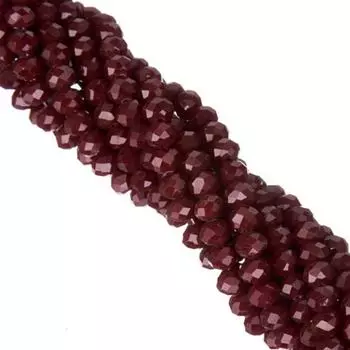 Стеклянный кристалл DIY браслет ожерелье 6 мм 100 шт DIY ремесло натуральный для изготовления ювелирных изделий Rondelle граненый разделитель свободные бусины