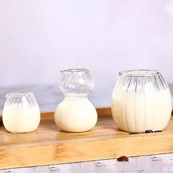 Стеклянный кувшин для молока, мини-сахарница, термостойкая ручная работа, прозрачное утолщенное дно, кофейный инструмент для дома, ресторана, кафе A4