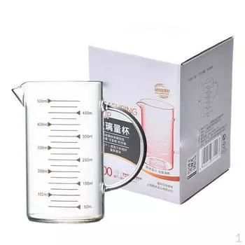 Стеклянный мерный стакан со шкалой 250ml