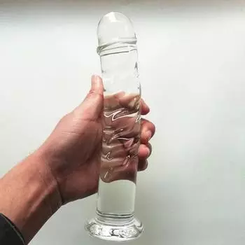 Стеклянный пенис, комбинированные товары для секса, женская мастурбация, стеклянная анальная пробка, большая анальная пробка, большой анальный огромный член, хрустальное стекло