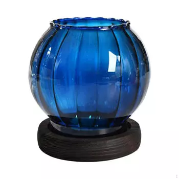 Стеклянный подсвечник, подставка для свечей, украшение, центральный элемент стола