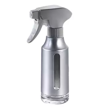 Стеклянный распылитель для оливкового масла, мистер для приготовления пищи, дозатор масла с легким наливом, бутылка для масла, распылитель для рапсового масла для аэрофритюрницы, кухонные гаджеты U серый