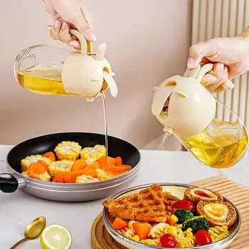 Стеклянный распылитель масла 2-в-1, бутылка с оливковым маслом пищевого качества для кухни, термостойкая бутылка с распылителем масла Mister для приготовления пищи, фритюрница, жарка барбекю зелёный