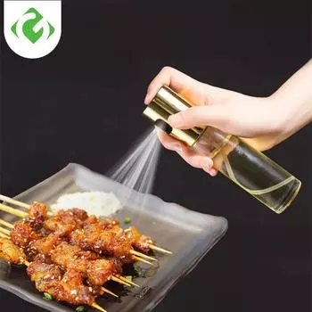 Стеклянный распылитель масла для кухни, оливкового масла, распылителя для кемпинга, барбекю, выпечки, уксуса, соевого соуса, контейнеров золотой