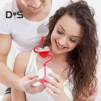 Стеклянный ручной кипятильник с сердечком для любви, игрушка-термометр, развивающая научная игрушка, многофункциональный научный эксперимент, ручной кипятильник, подарок для детей и взрослых A