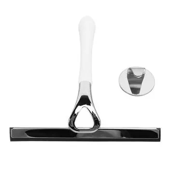 Стеклянный скребок с металлической ручкой, эффективный, экономящий труд, скребок для мытья стекол для душевой комнаты, ванной комнаты