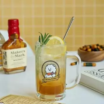 Стеклянный стакан BT21 RJ Welcome Party