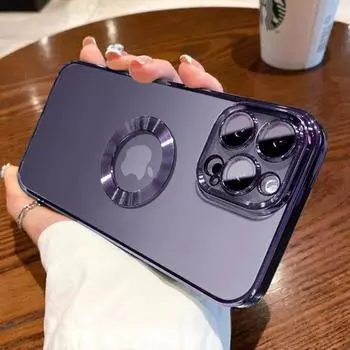 Стеклянный защитный чехол для объектива камеры телефона для iPhone 13 15 14 12 11 Pro Max 8 Plus X XS XR с защитным покрытием с логотипом For iPhone 14