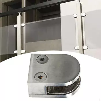 Стеклянный зажимной кронштейн многофункциональный держатель лестничные перила аксессуары для ванной комнаты и душа Type A for 10mm