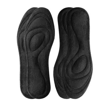 Стелька Ankeny Cold Protection Insole 4 Insole Эргономичная амортизирующая бархатная подошва с каблуком для женщин и мужчин Регулировка размера Устойчивая к запахам Унисекс Работа стоя чёрный