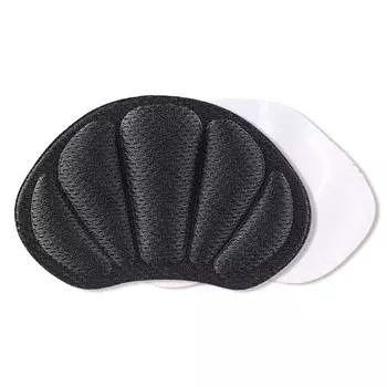 Стелька наклеена на заднюю часть обуви, а противоизносная стелька наклеена на пятку обуви. чёрный