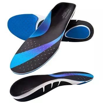 Стелька Rela Kino Insole Sports со структурой AIRSOLE, которая обеспечивает амортизацию и высокую прочность. Стелька для работы стоя для мужчин и женщин [4-слойная упругость]